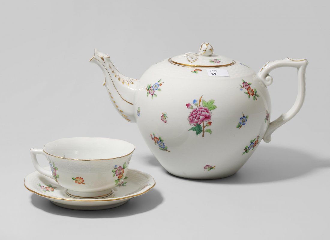 Kaffee- und Teeservice, Herend, nach 1945 Porzellan, (1 of 1)