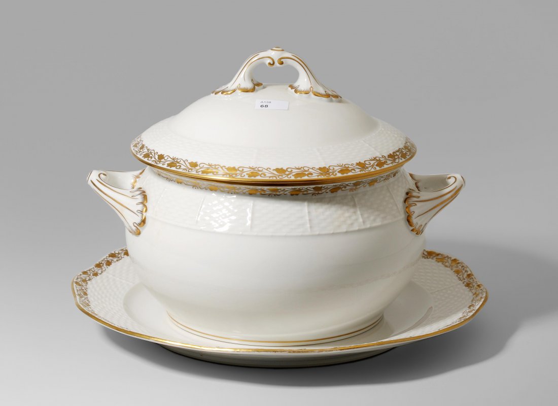 Tafelservice, Herend, nach 1945 Porzellan, Osier, Dekor (1 of 1)