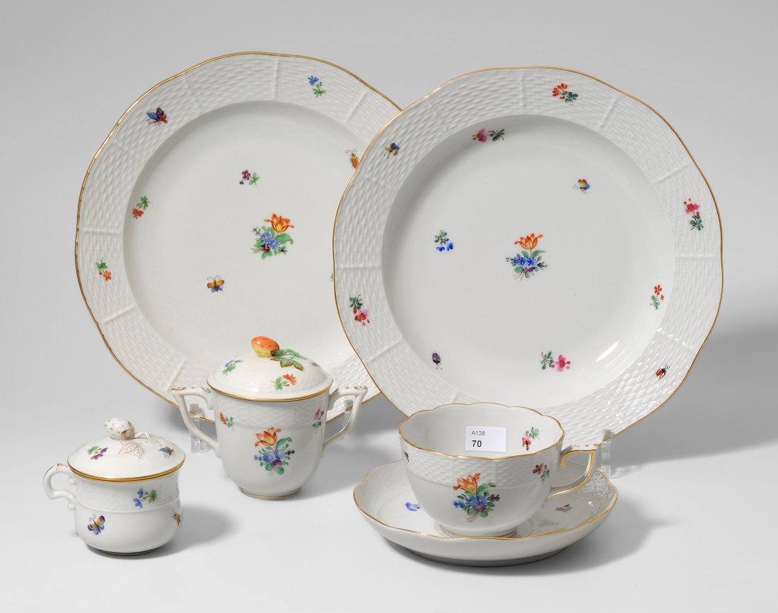 Grosser Tafelservice, Herend, um/nach 1945 Porzellan, (1 of 1)