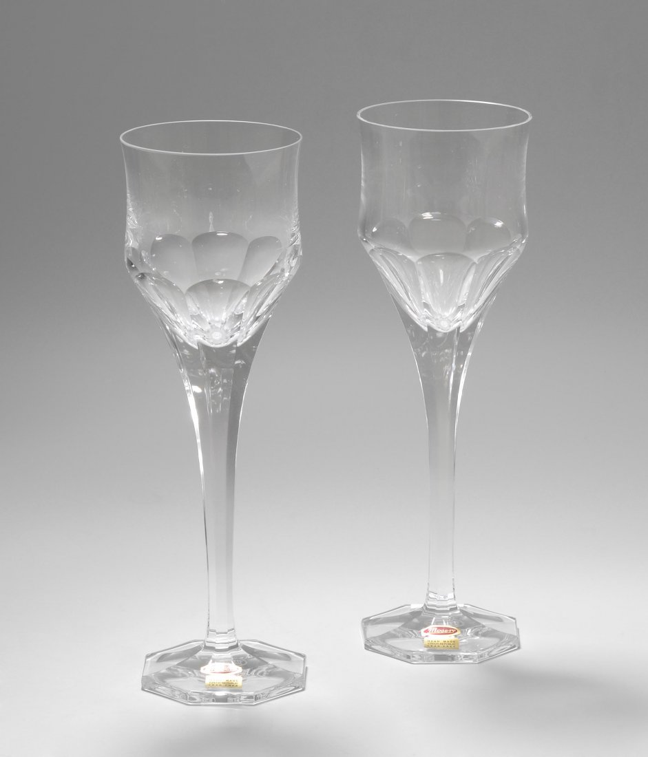 Serie von 6 Stängelgläsern, Moser, Karlsbad/Tschechien, (1 of 1)