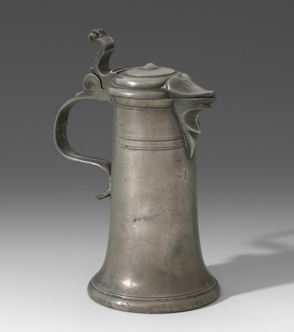 Kleine Schnabelstize Basel, 1.Hälfte 18.Jh. Zinn. Marke (1 of 1)