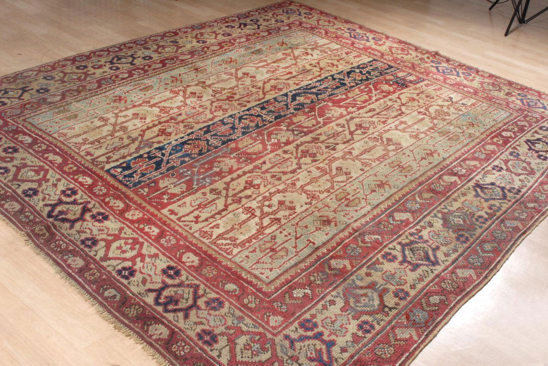 Ushak W-Türkei, um 1900. Seltene Streifenmusterung (1 of 10)