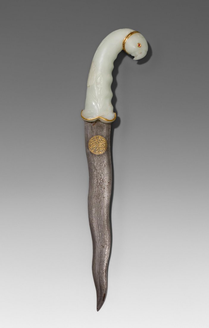 Mogul-Dolch mit Jadegriff Indien, Ende 18./19.Jh. (1 of 1)