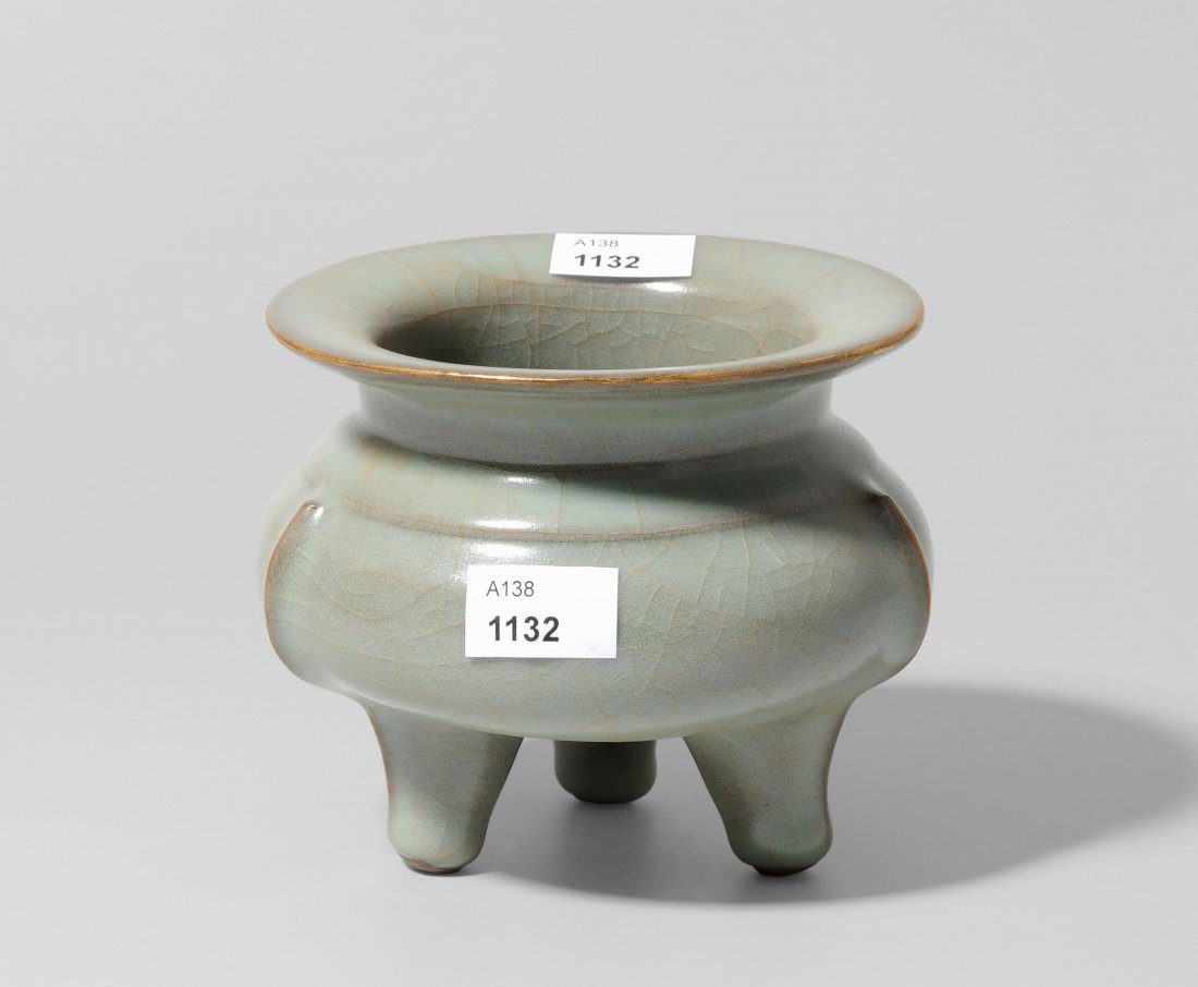 Räuchergefäss China. Steinzeug mit craquelierter (1 of 1)