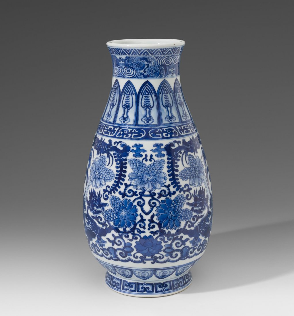 Grosse Vase China, 1.Hälfte 20.Jh. Qianlong Marke. (1 of 1)