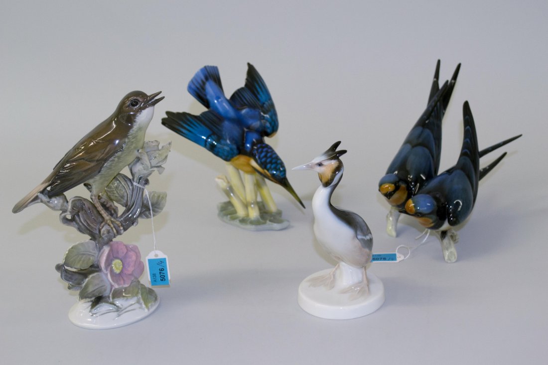 Lot: 4 Tierfiguren, 20.Jh. Lorenz Hutschenreuter bzw. (1 of 1)