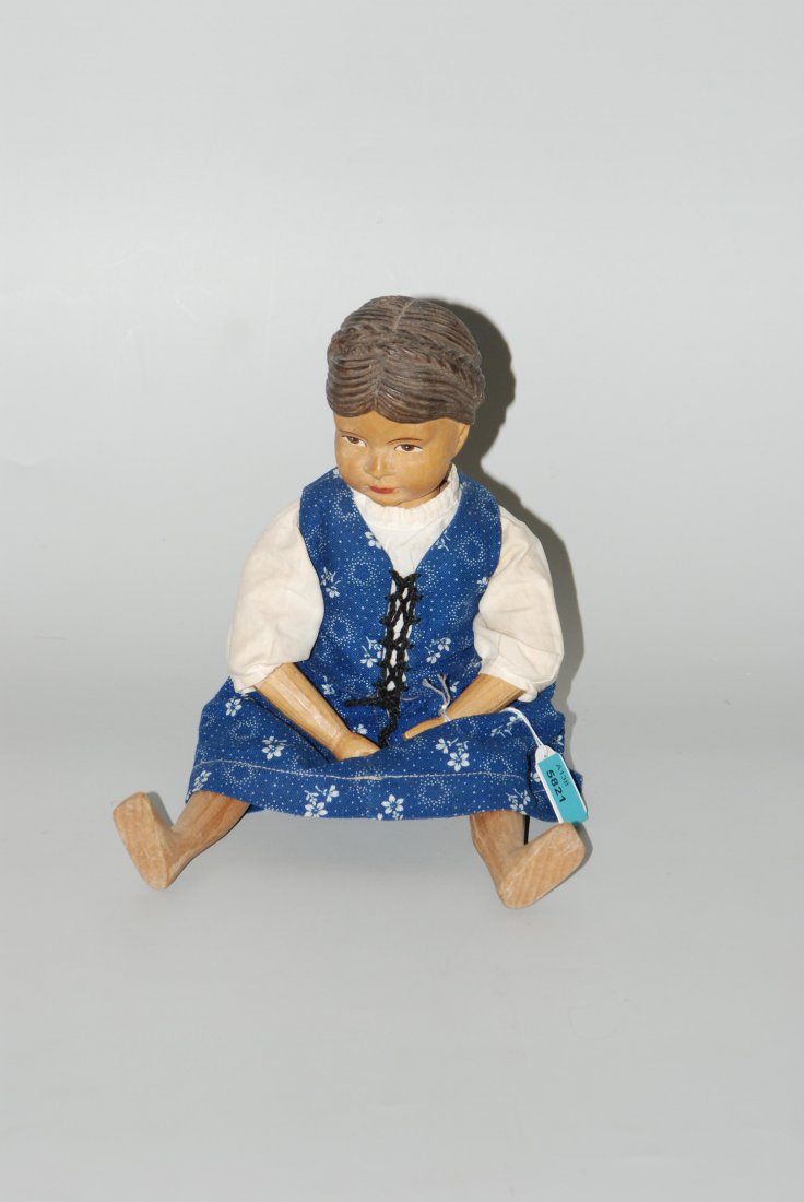 Brienzer Holzpuppe Schweiz, 1930/40er Jahre. Holz (1 of 1)
