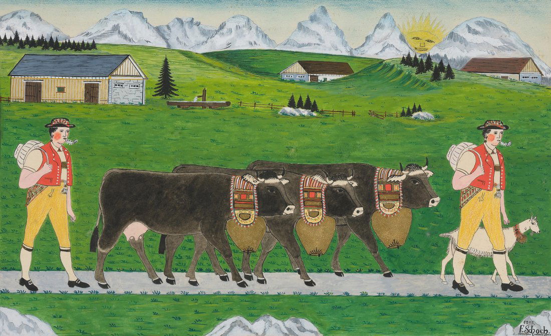 Schoch, Friedrich (1858 Herisau 1938) Kleine Alpfahrt, (1 of 1)