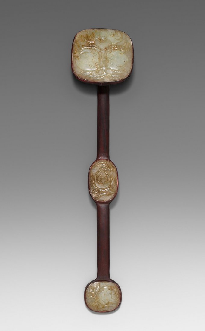 Ruyi-Zepter China, um 1900. Ruyi-Zepter mit drei (1 of 7)