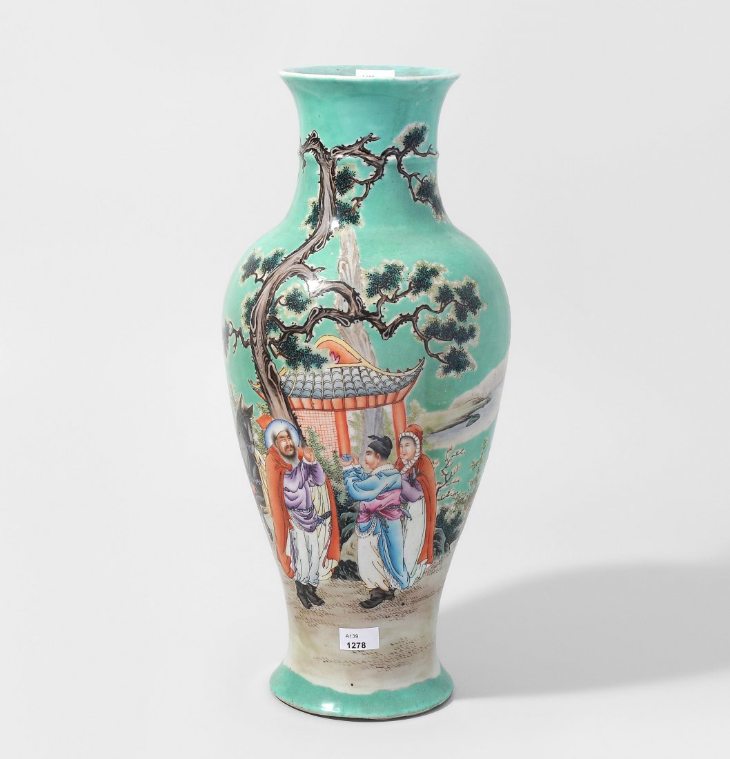 *Vase China, 20. Jh. Porzellan. Jiangxi ciye gongsi (1 of 1)