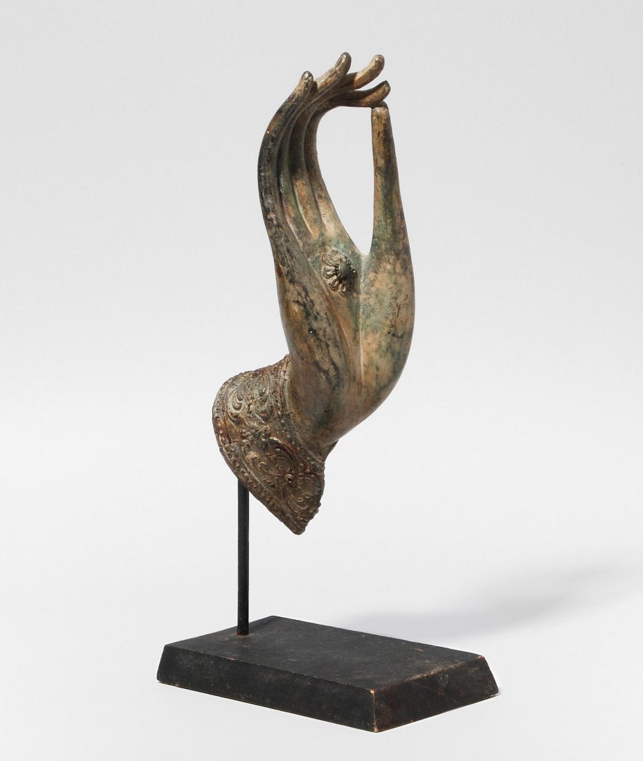 Buddha's Hand Thailand. Bronze. Buddha's rechte Hand in (1 of 1)