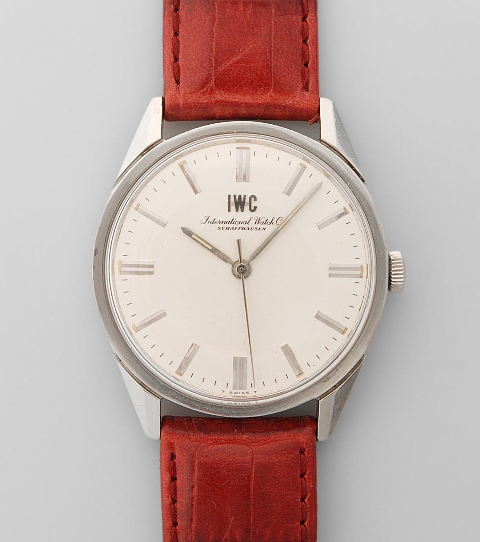IWC Runde, mechanische Herrenarmbanduhr aus dem Jahr (1 of 1)