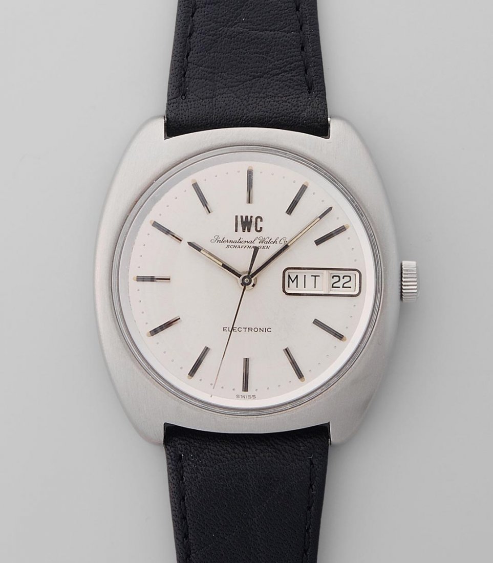IWC Electronic Runde Herrenarmbanduhr aus dem Jahr 1972 (1 of 1)