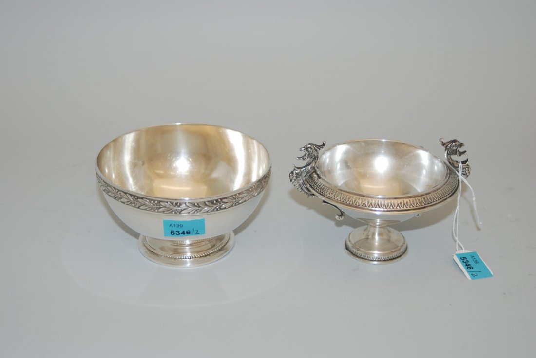 Lot: 2 Schalen 19./20.Jh. Silber. Bowl: Marke Jezler, (1 of 1)