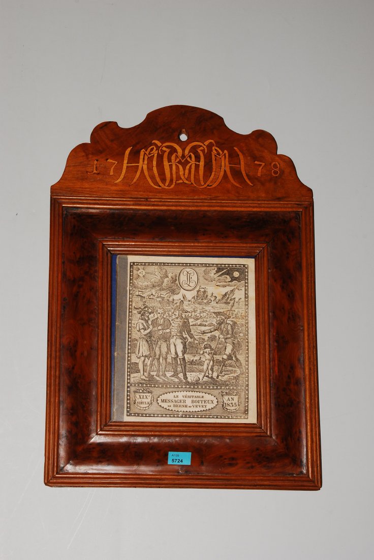 Kalenderahmen Appenzell, datiert 1778. Rechteckiger (1 of 1)