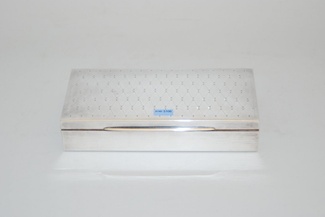 Zigarettendose Schaffhausen, 20.Jh. Silber. Firmenmarke (1 of 1)