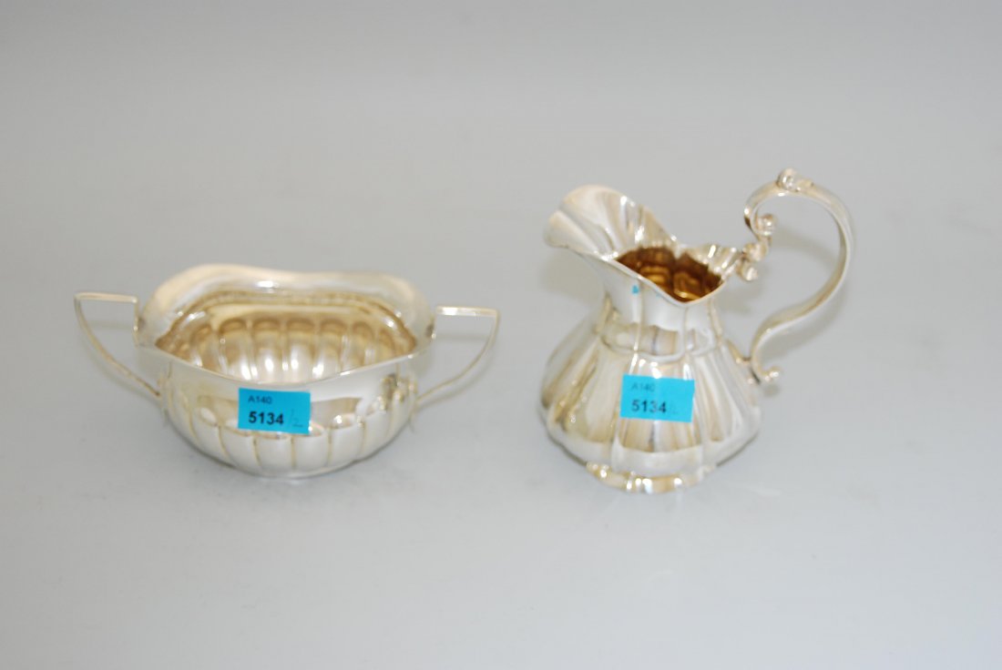 Sucrier, Cremier U.a. Birmingham, 1909, bzw. 19.Jh. (1 of 1)