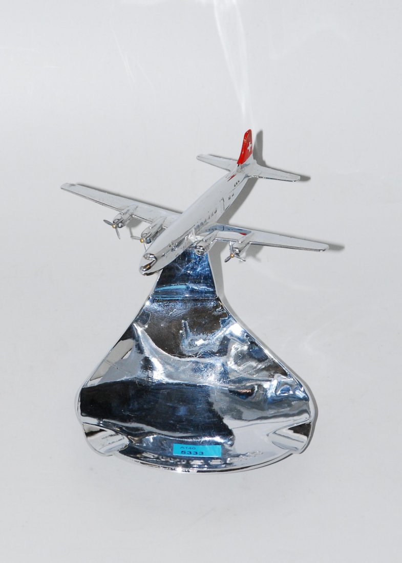 Swissair-Ascher Schweiz. Metall, verchromt. Bezeichnet: (1 of 1)