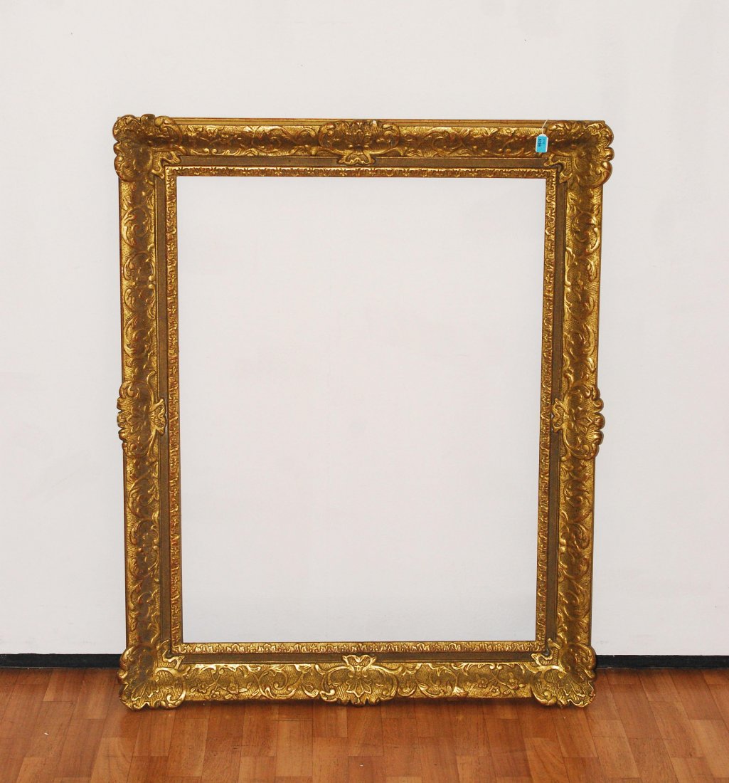 *Grosser Bilderrahmen Holz/Stukko, vergoldet. (1 of 1)
