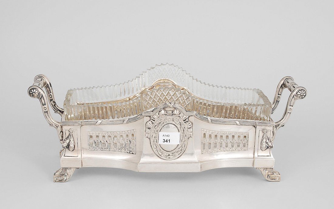 Henkelschale Schwäbisch Gmünd, um 1900. Silber. (1 of 1)