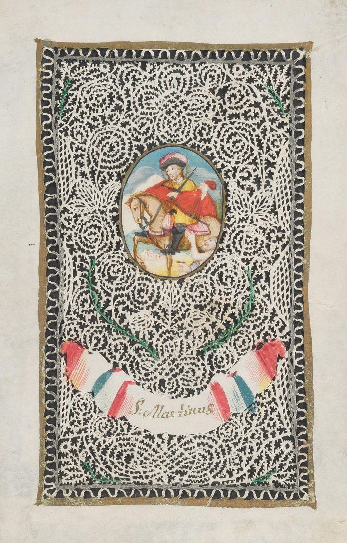 Spitzenbild Alpenländisch, wohl Schweiz, Mitte 18.Jh. (1 of 1)