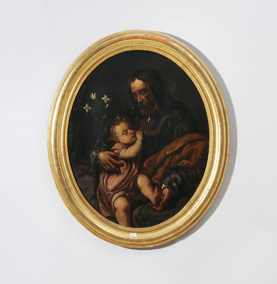 Andachtsbild Italien, Spätbarock. Öl auf Leinwand. (1 of 1)