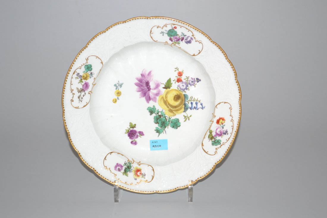 Teller, Meissen 18.Jh. Porzellan, "Neu (1 of 1)
