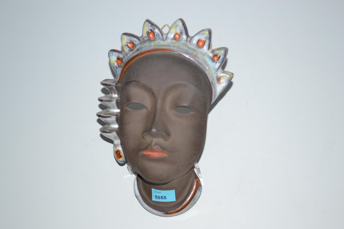 Wandmaske, Karlsruhe Um 1933–1950. "Bali". Modell von (1 of 1)