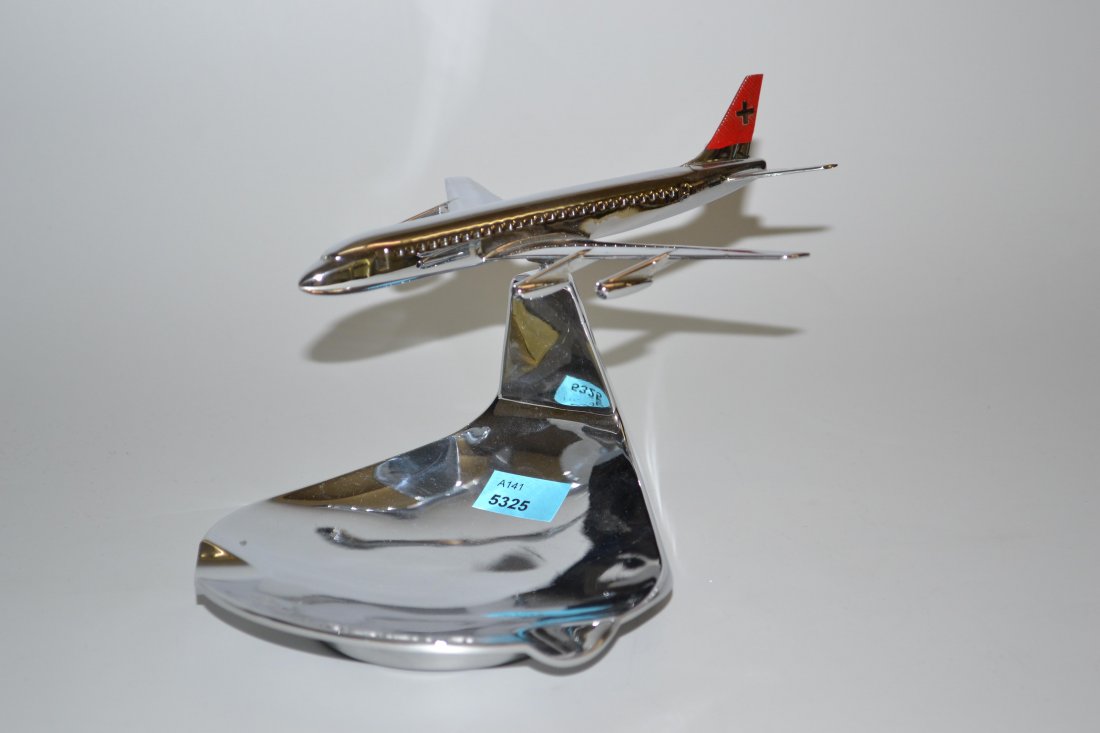 Swissair-Ascher Schweiz. Metall, verchromt. Bezeichnet: (1 of 1)
