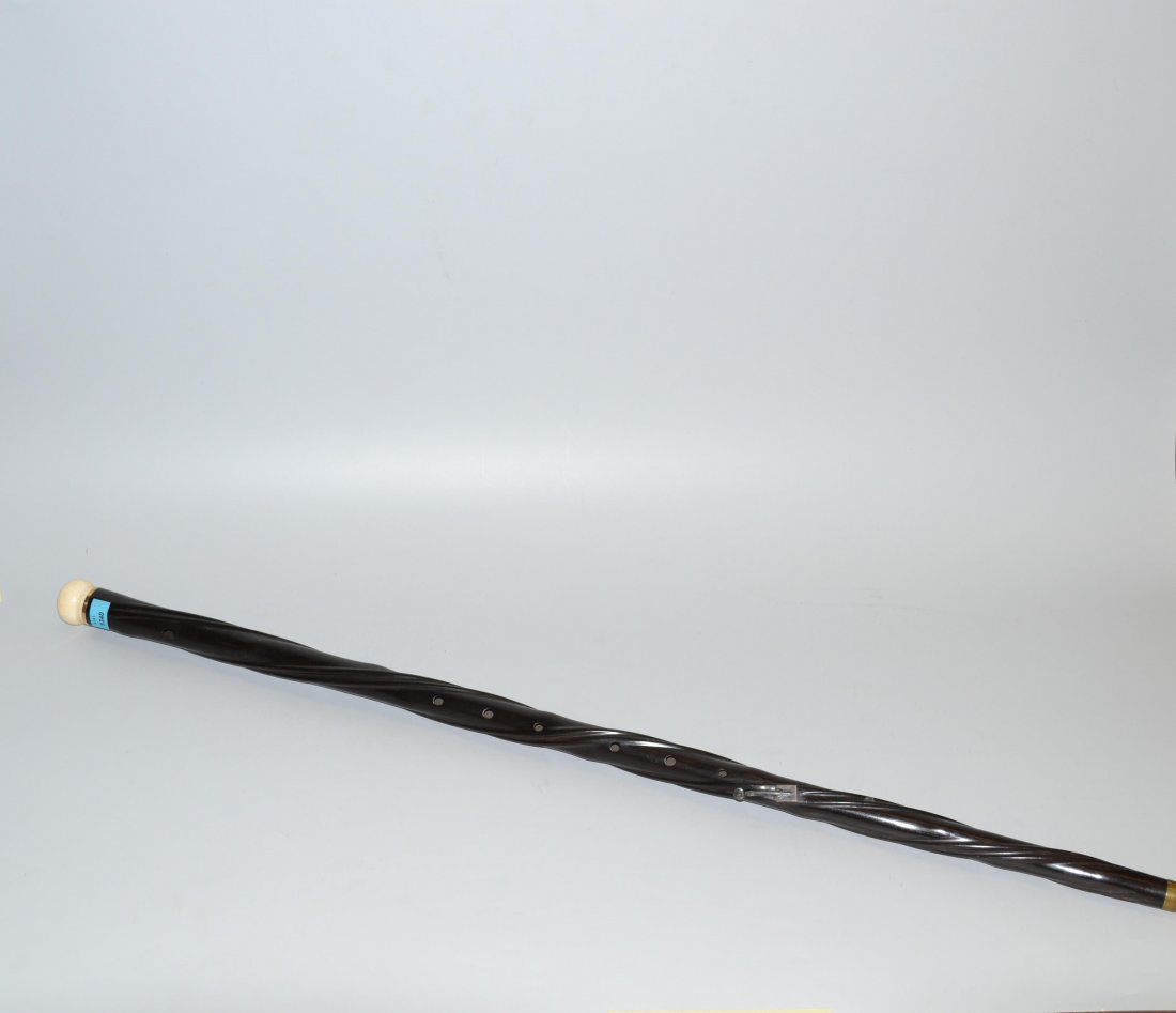 Spazierstock-Flöte Wohl Frankreich, 18.Jh. Flötenbauer (1 of 1)