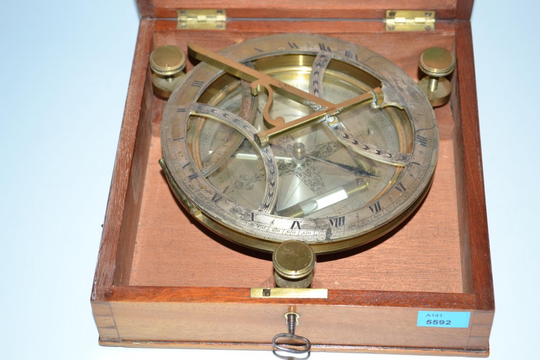 Equinoctial Sonnenuhr England, 19.Jh. Bezeichnet (1 of 1)