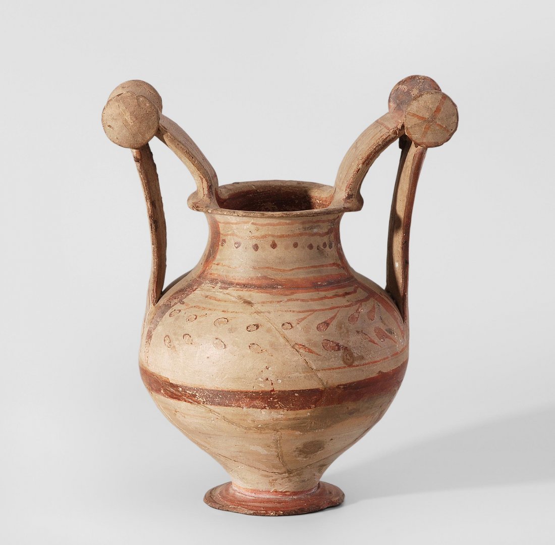 Trozella Messapisch, 5.Jh. v. Chr. Beiger Ton mit (1 of 1)