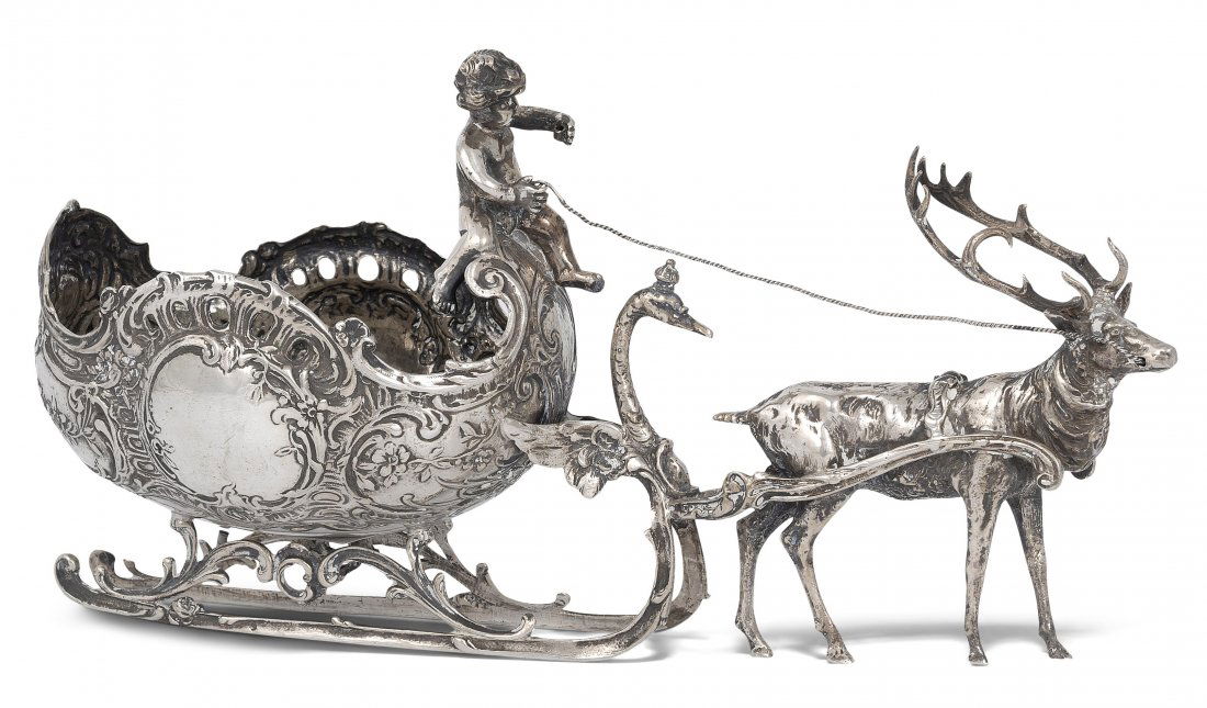 Figurengruppe Deutschland, um 1900. Silber. (1 of 1)