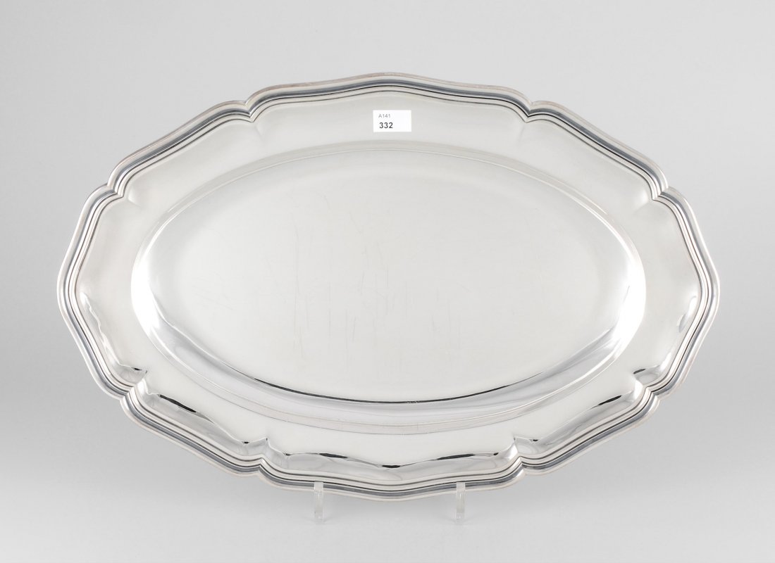 Fleischplatte Schaffhausen, 20.Jh. Silber. Firmenmarke (1 of 1)