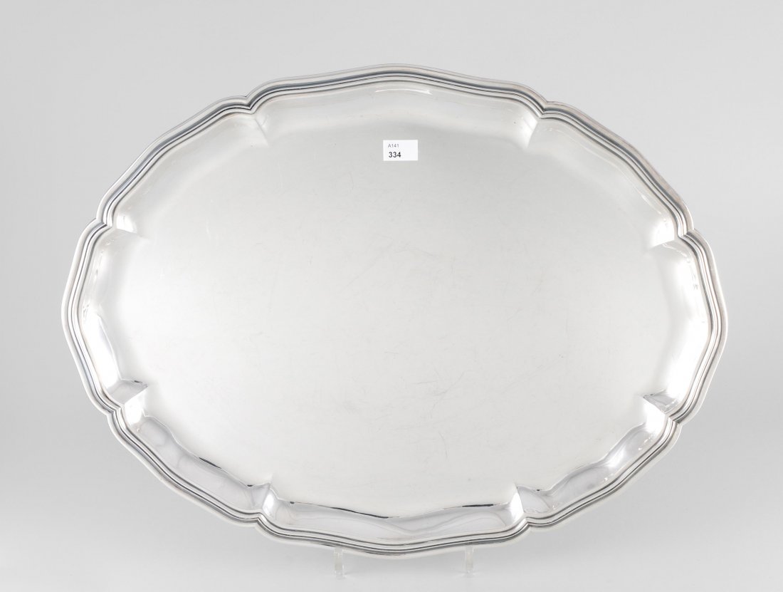 Tablett Schaffhausen, 20.Jh. Silber. Firmenmarke (1 of 1)