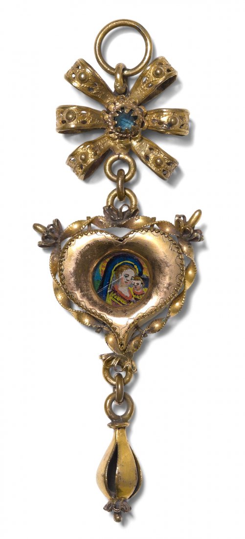 Trachtendeli Schweiz, Luzern, um 1800. Messing (1 of 2)