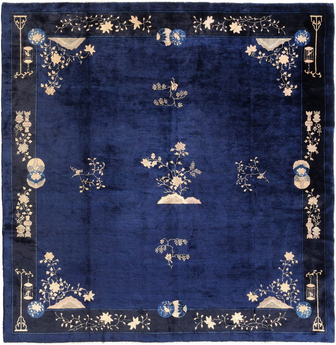 Peking China, um 1910. Auf elegantem nachtblauen Grund (1 of 10)