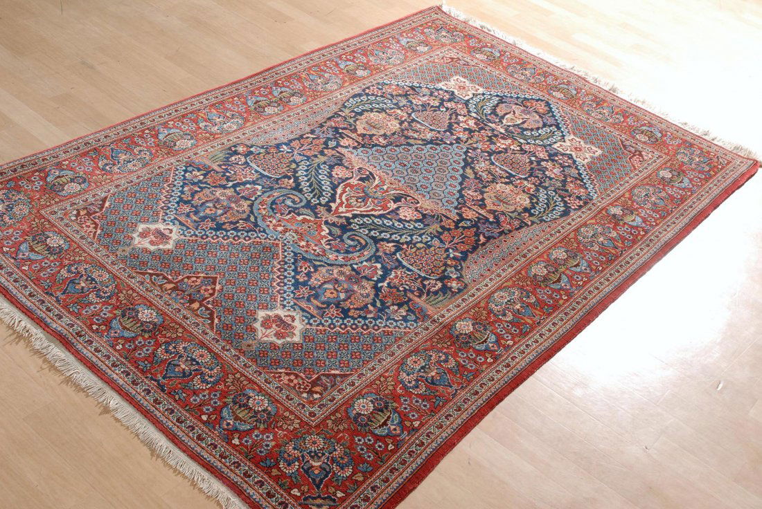 Kashan Z-Iran, um 1920. Auf nachtblauem Grund sind (1 of 9)