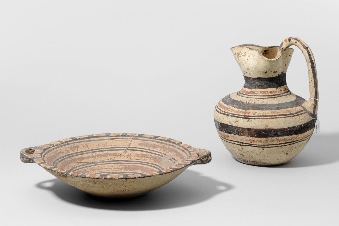 Lot: Henkelschale und grosse Kanne Daunisch, 6.–5.Jh. (1 of 1)