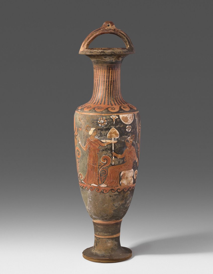 Bügelhenkelamphora Kampanisch, 4.Jh. v. Chr. Rotfigurig (1 of 1)