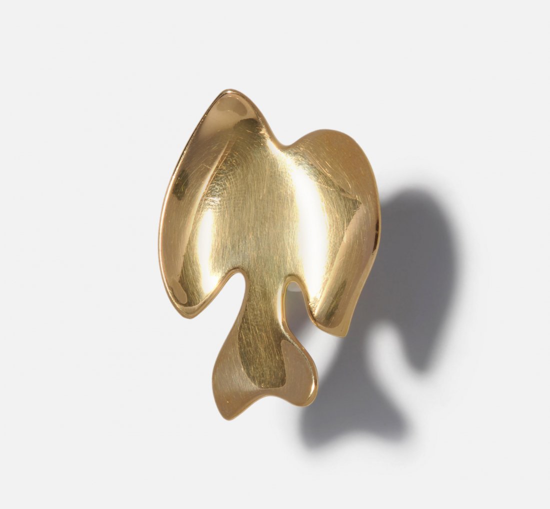 Gelbgold-Ring 1960er Jahre. 750 Gelbgold. Design-Ring. (1 of 1)