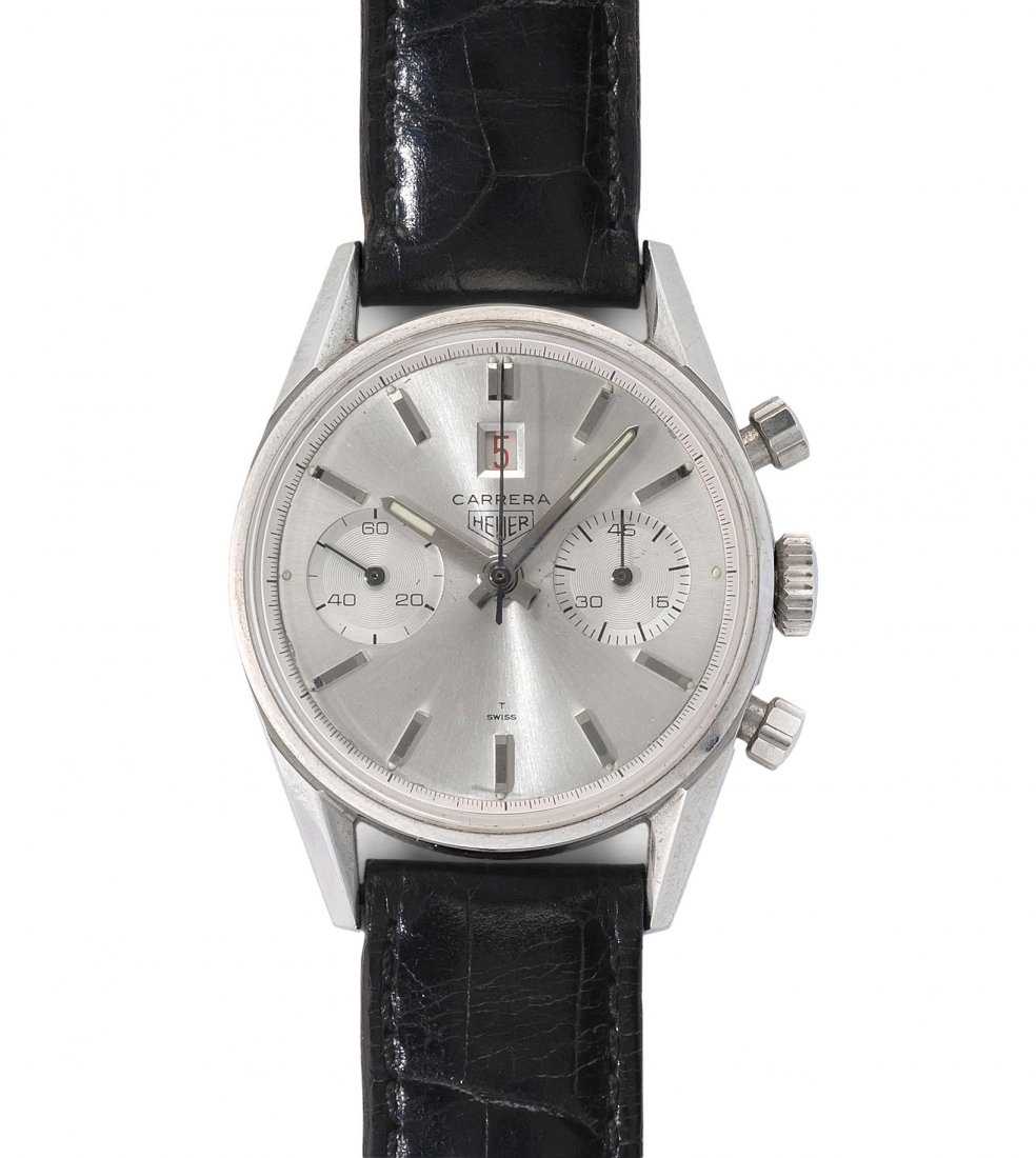 Heuer Carrera Runder, mechanischer Herrenchronograph in (1 of 1)