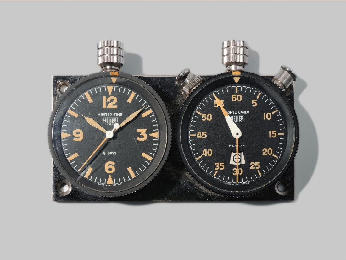 Heuer Master-Time, Monte Carlo Zwei runde, mechanische (1 of 1)