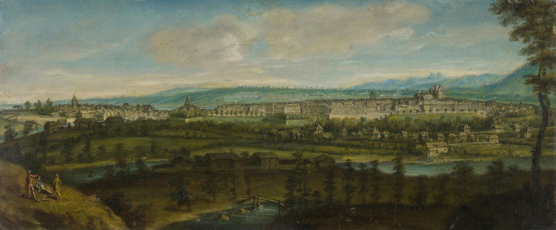 Anonym, 2.Hälfte 18.Jh. Gegenstücke. Blick oberhalb (1 of 2)