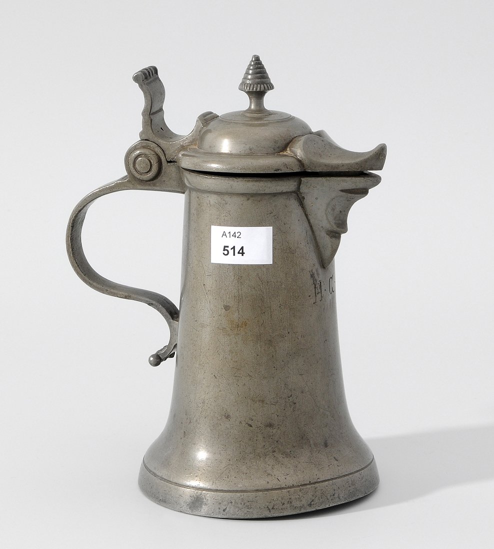 Kleine Schnabelstize Zürich, Mitte 18.Jh. Zinn. Marke (1 of 1)