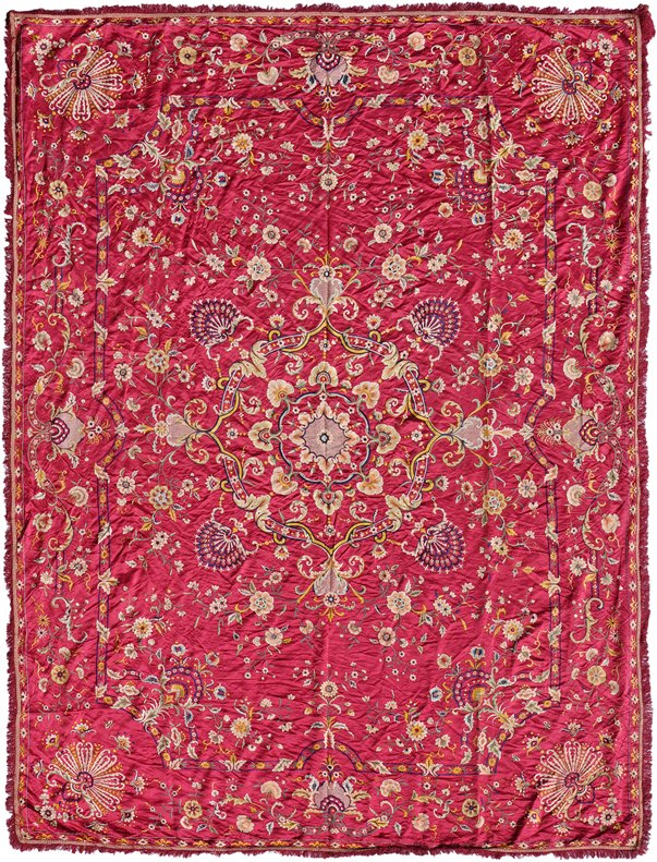 Wandbehang Wohl Frankreich, um 1880. Feine Nadelarbeit (1 of 9)