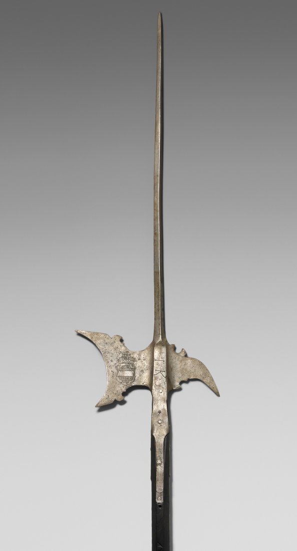 Halbarte Deutschland, 17.Jh. Eisen. Vierkantspitze. (1 of 1)