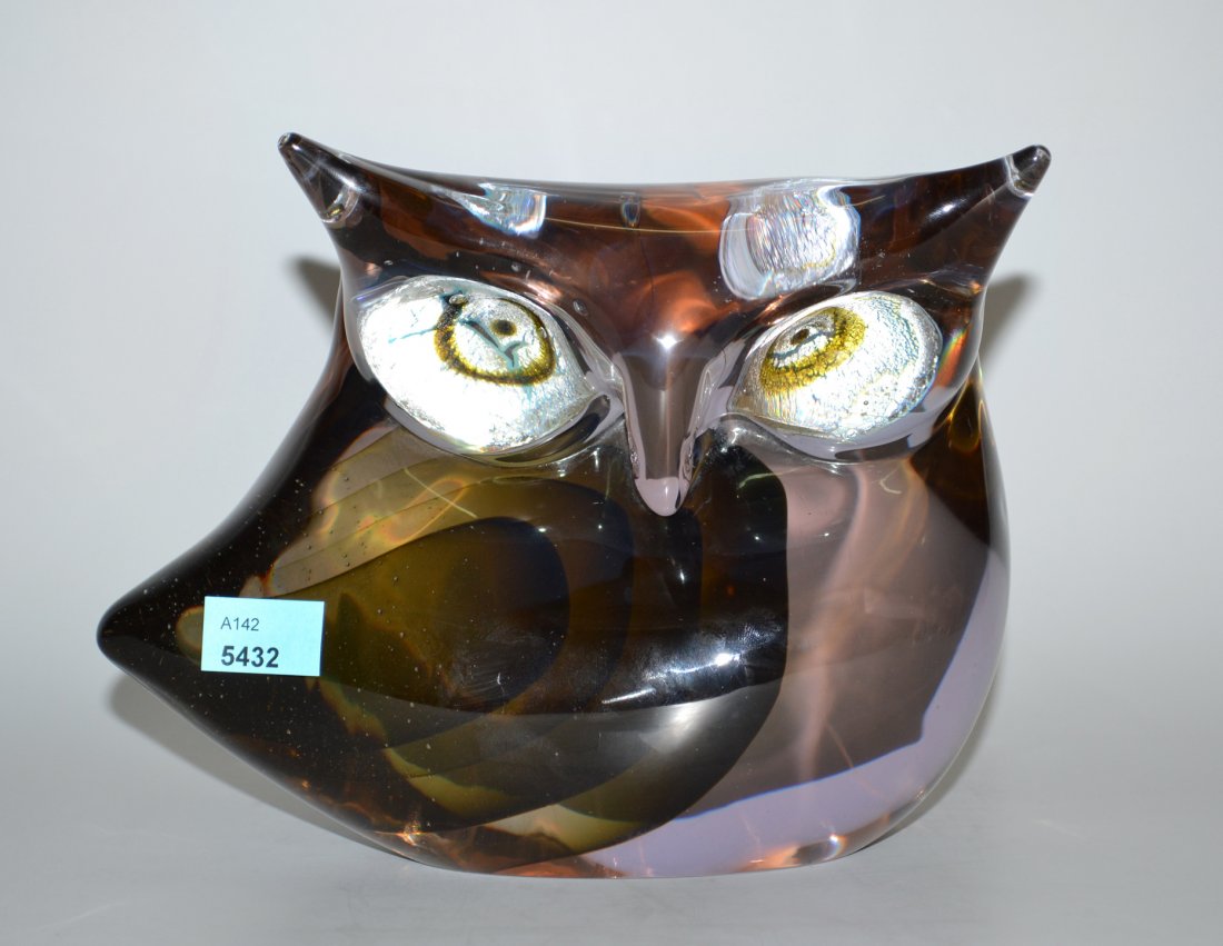 Murano-Figur Italien, 20.Jh. Farbloses bzw. grn (1 of 1)