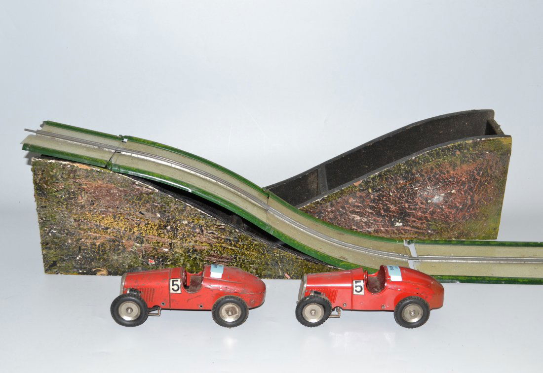 Mrklin-Autobahn Deutschland, um 1935. Blech/Holz, (1 of 1)