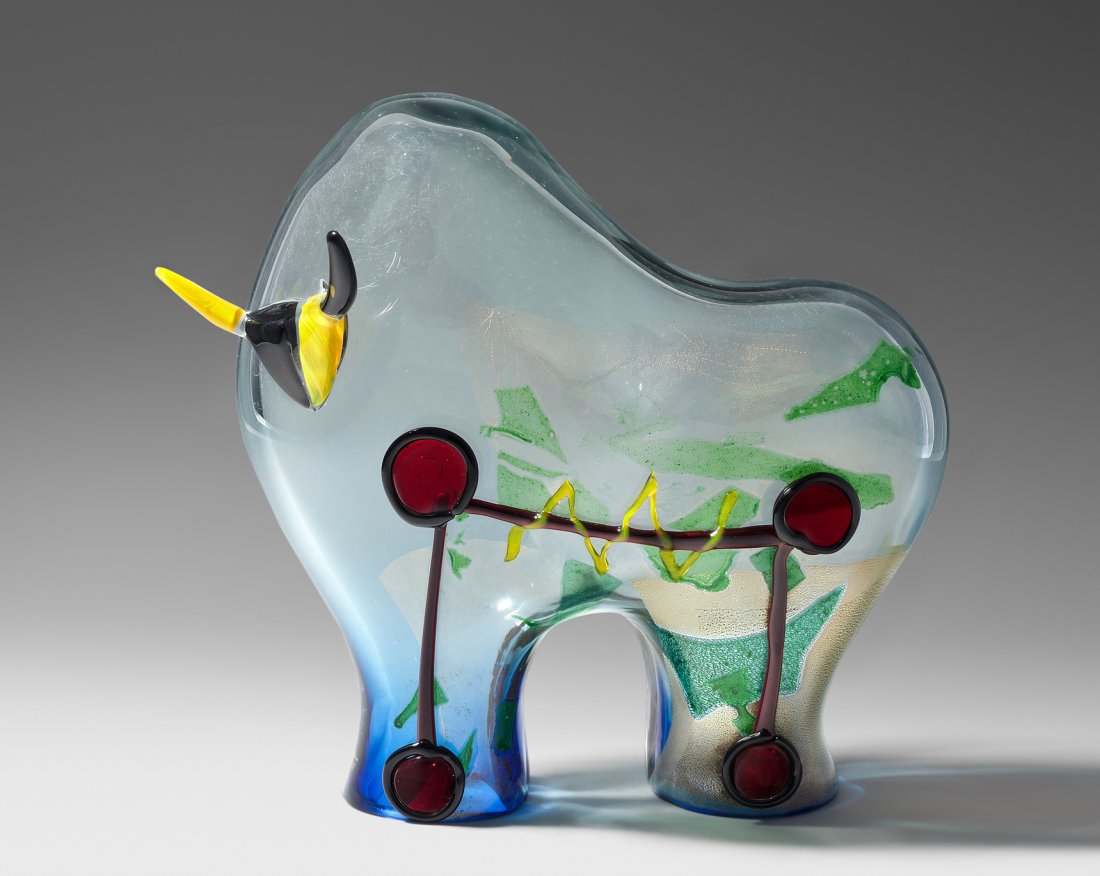 "Toro", Ermanno Nason 1988. Murano. Nach Entwurf von (1 of 1)